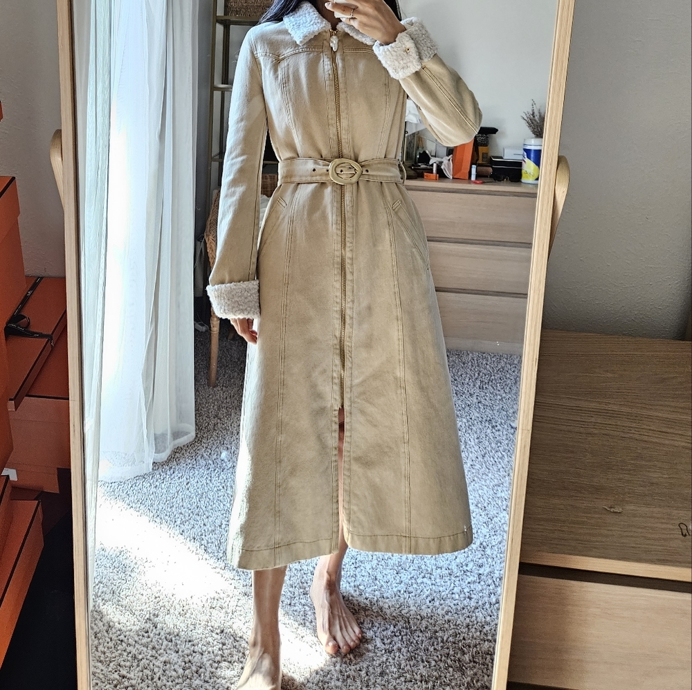 Nanushka maxi coat